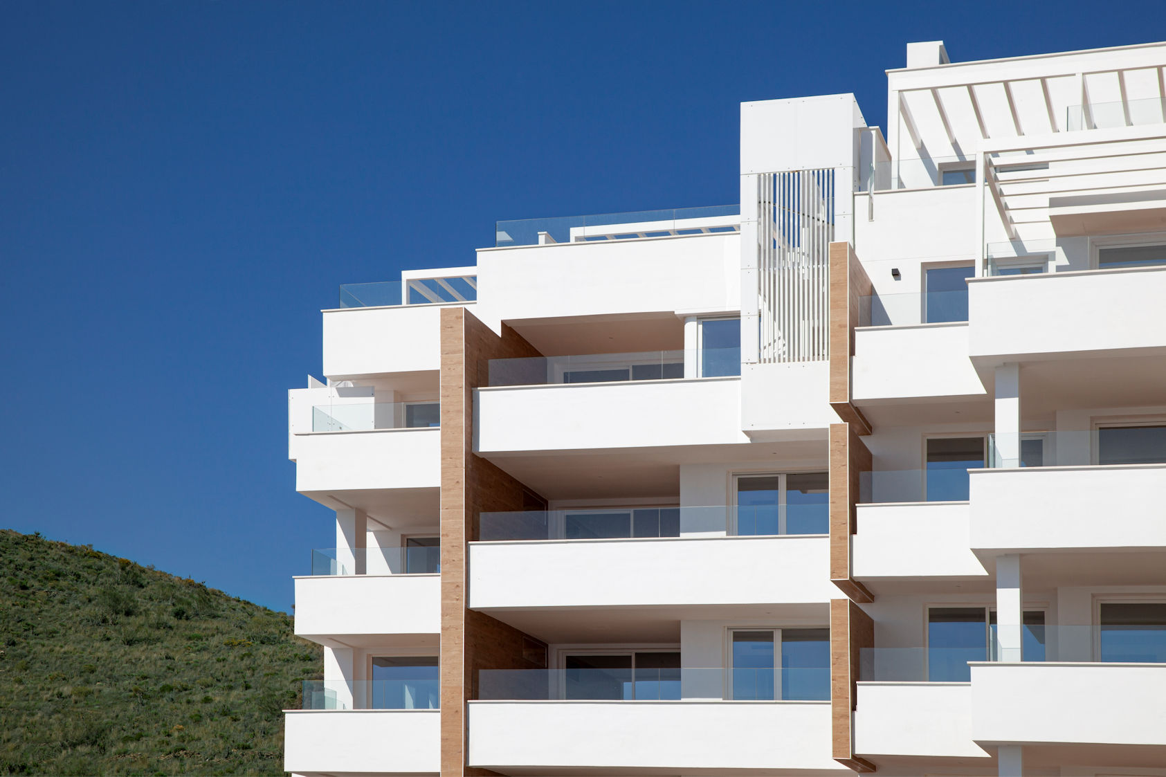 Luxury apartments under construction between Torrox Costa and Nerja


